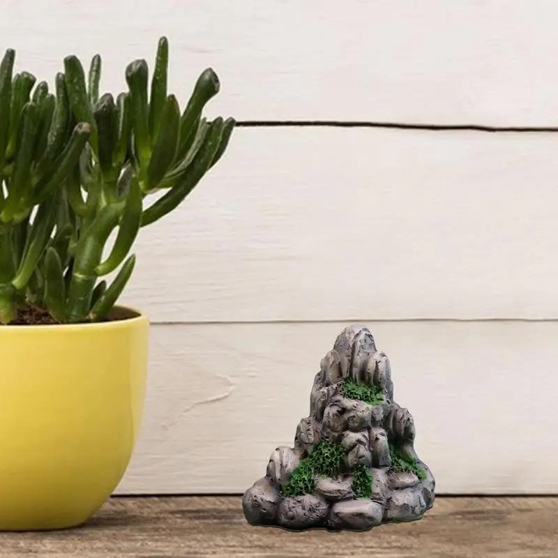 Aquarium Decoration Rock - อุปกรณ์ตกแต่งสวนเทพนิยาย ของตกแต่งบ้าน หินสำหรับตู้ปลา ภูเขาจิ๋ว หินจำลอง ของเล่นภูเขาจำลอง