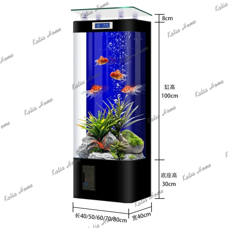All Fish In Aquarium - ตู้ปลาอัจฉริยะรักษ์โลก FG ขนาดกลาง รุ่นปลาทอง พร้อมตู้และกระจกใสพิเศษ ตู้ปลาอัลตร้าคลีนแบบครบวงจร