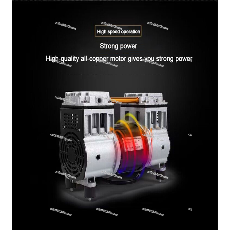 Air Pump Silent - อุปกรณ์เสริมเครื่องอัดอากาศ หัวปั๊ม หัวปั๊มลวดทองแดง หัวปั๊มเครื่องยนต์ไร้น้ำมันแบบเงียบ