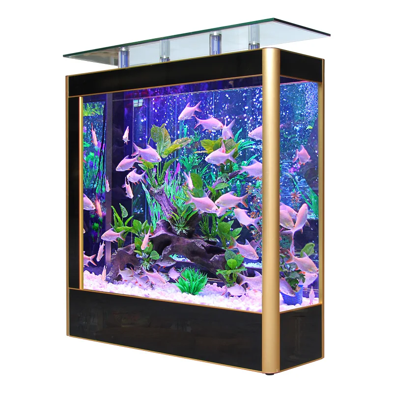 All Fish In Aquarium - ตู้ปลาแก้วทรงสี่เหลี่ยมผืนผ้าสุดหรู ขนาด 380 ลิตร เป็นมิตรต่อสิ่งแวดล้อม ใช้ได้ทุกฤดูกาล