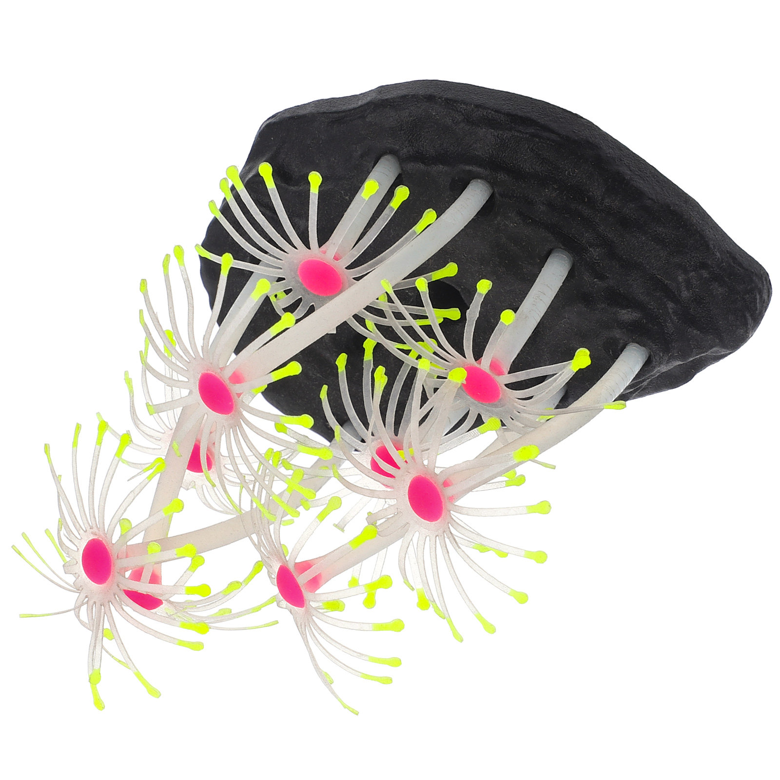 Aquarium Fish Glow In The Dark - ดอกไม้ทะเลซิลิโคนเหมือนจริง ของตกแต่งตู้ปลา ประดับใต้น้ำ สร้างภูมิทัศน์ตู้ปลา เรืองแสงในที่มืด