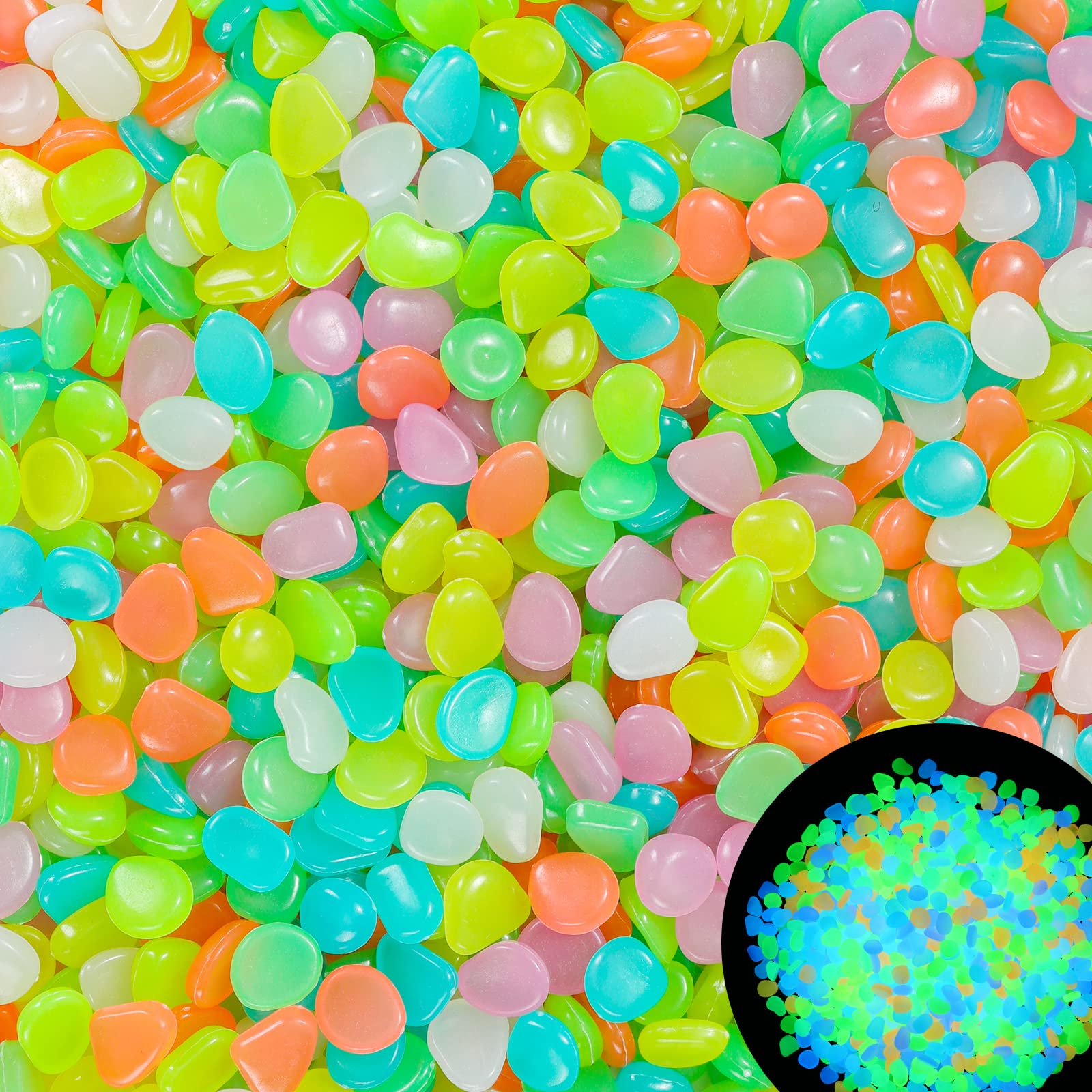 Aquarium Fish Glow In The Dark - 100 ชิ้น Glow in the Dark