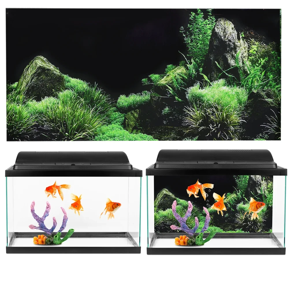 โปสเตอร์สติ๊กเกอร์ติด3D สำหรับ - Aquarium Fish Poster บทวิจารณ์และราคา