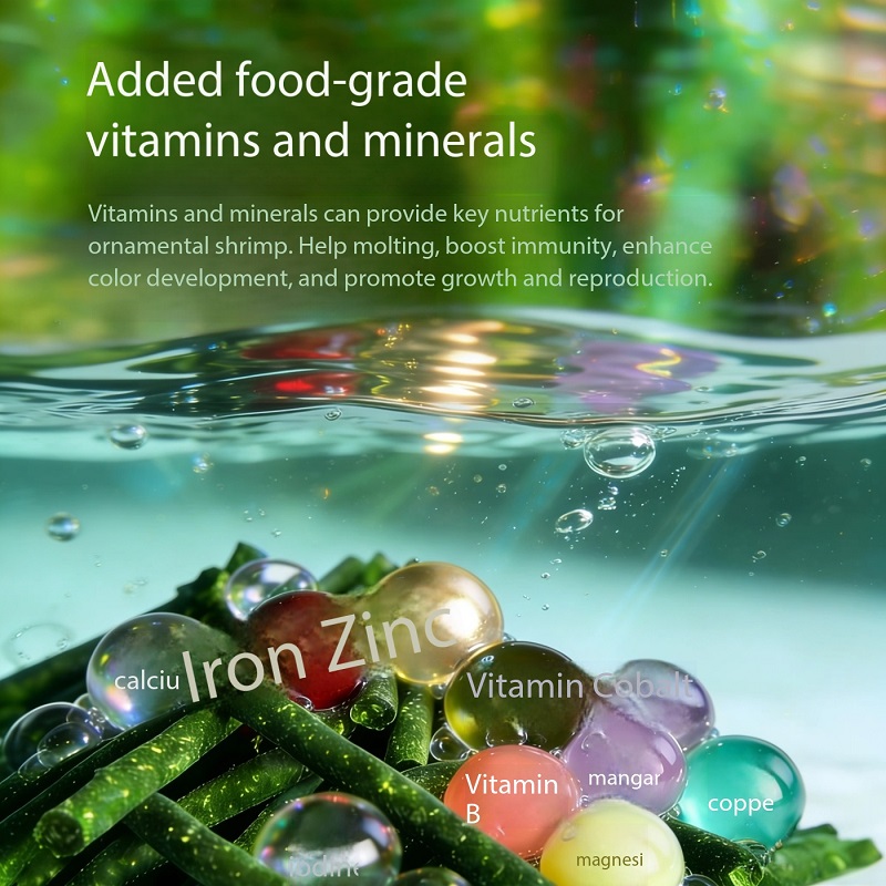 อาหารกุ้งผักโขม อาหารกุ้งสวยงา - Aquarium Fish Vitamin บทวิจารณ์และราคา