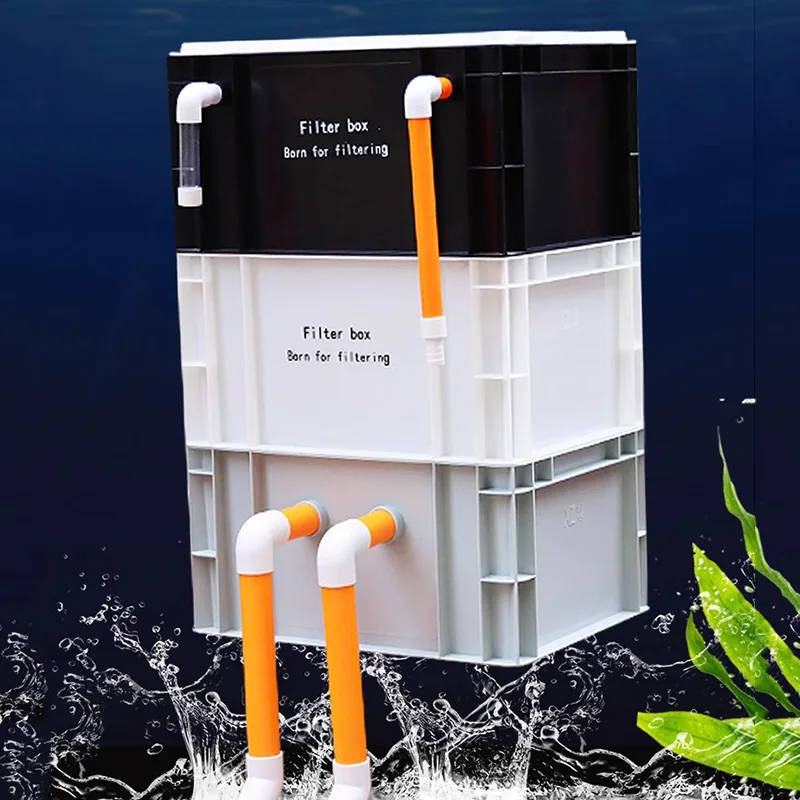 กล่องกรองน้ำสำหรับตู้ปลา กล่อง - Fish Tank Filter บทวิจารณ์และราคา