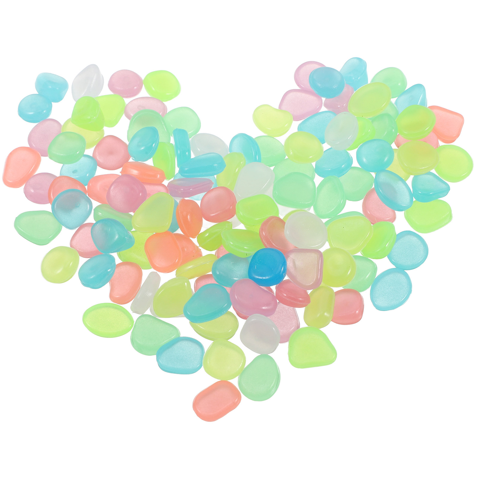 400 ชิ้น หินกรวดเรืองแสงในที่ม - Aquarium Fish Glow In The Dark บทวิจารณ์และราคา