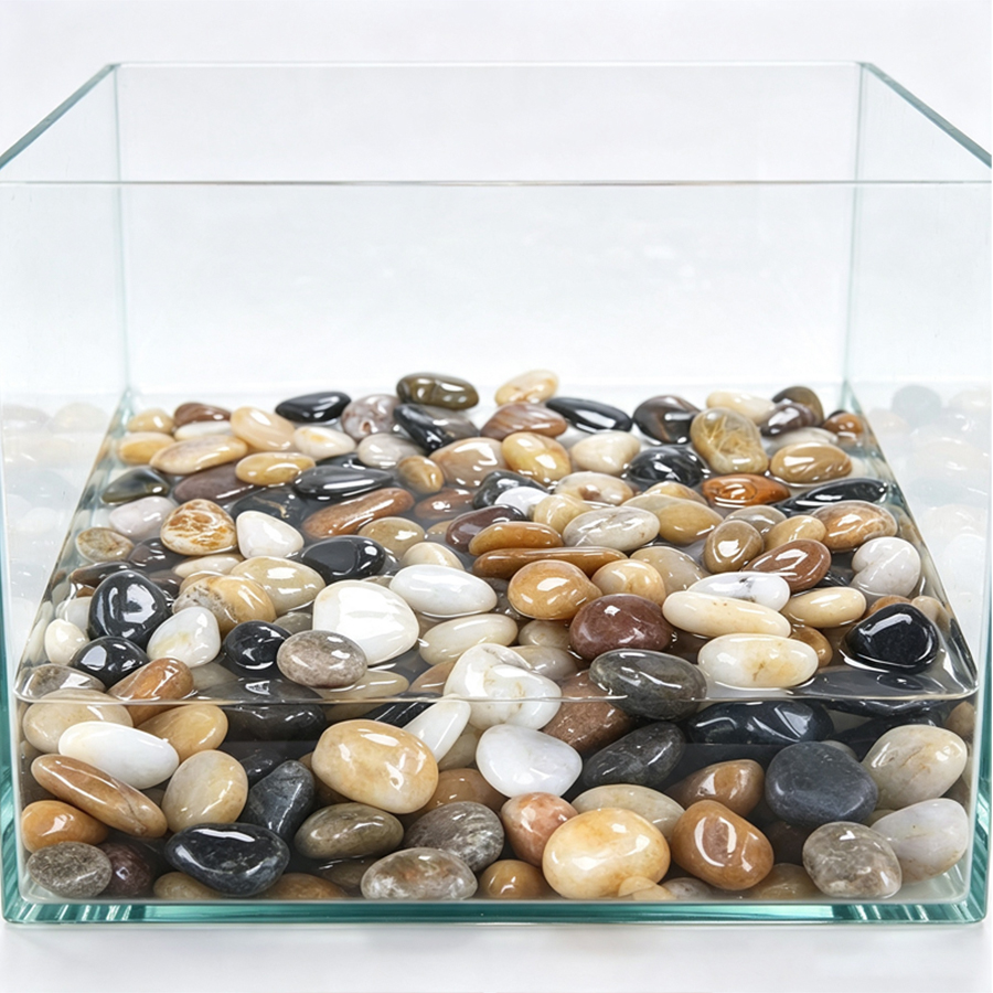 หินกรวดแม่น้ำเนื้อเรียบ 300-70 - Aquarium Decoration Rock บทวิจารณ์และราคา