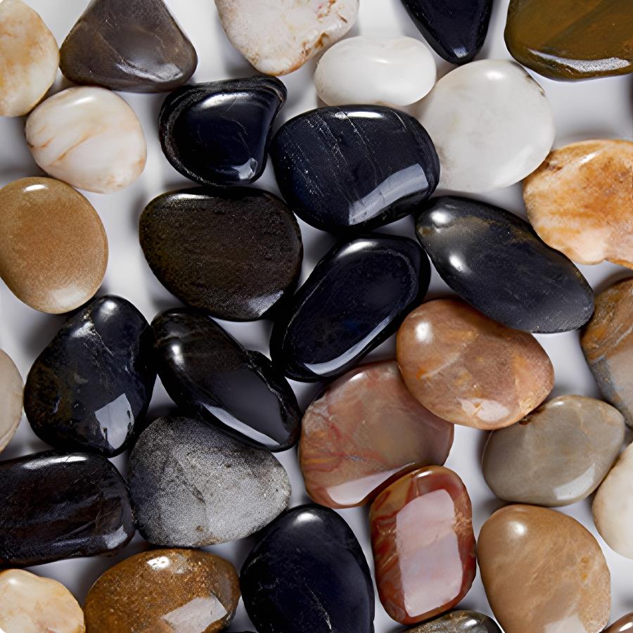 หินกรวดแม่น้ำเนื้อเรียบ 300-70 - Aquarium Decoration Rock บทวิจารณ์และราคา