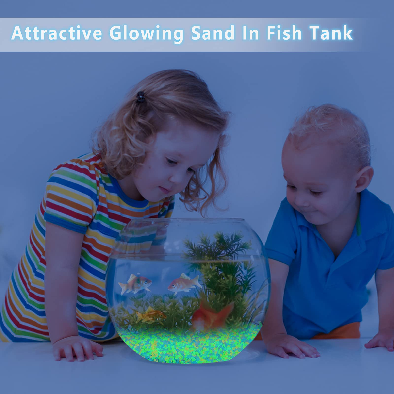 ทรายเรืองแสง 1000 ชิ้น หินเรือ - Aquarium Fish Glow In The Dark บทวิจารณ์และราคา