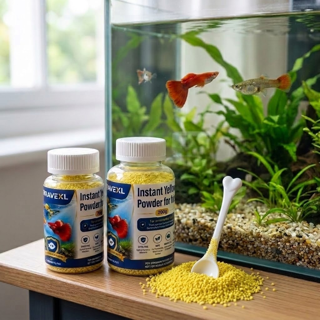 ผงสีเหลืองสำเร็จรูปออลอินวันสำ - Aquarium Fish Vitamin บทวิจารณ์และราคา