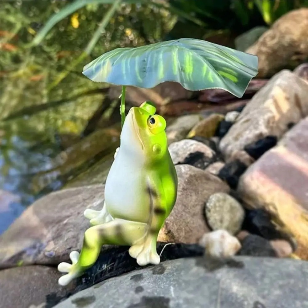 ตุ๊กตากบเรซิ่นการ์ตูน พร้อมใบไ - Aquarium Fish Cartoon บทวิจารณ์และราคา