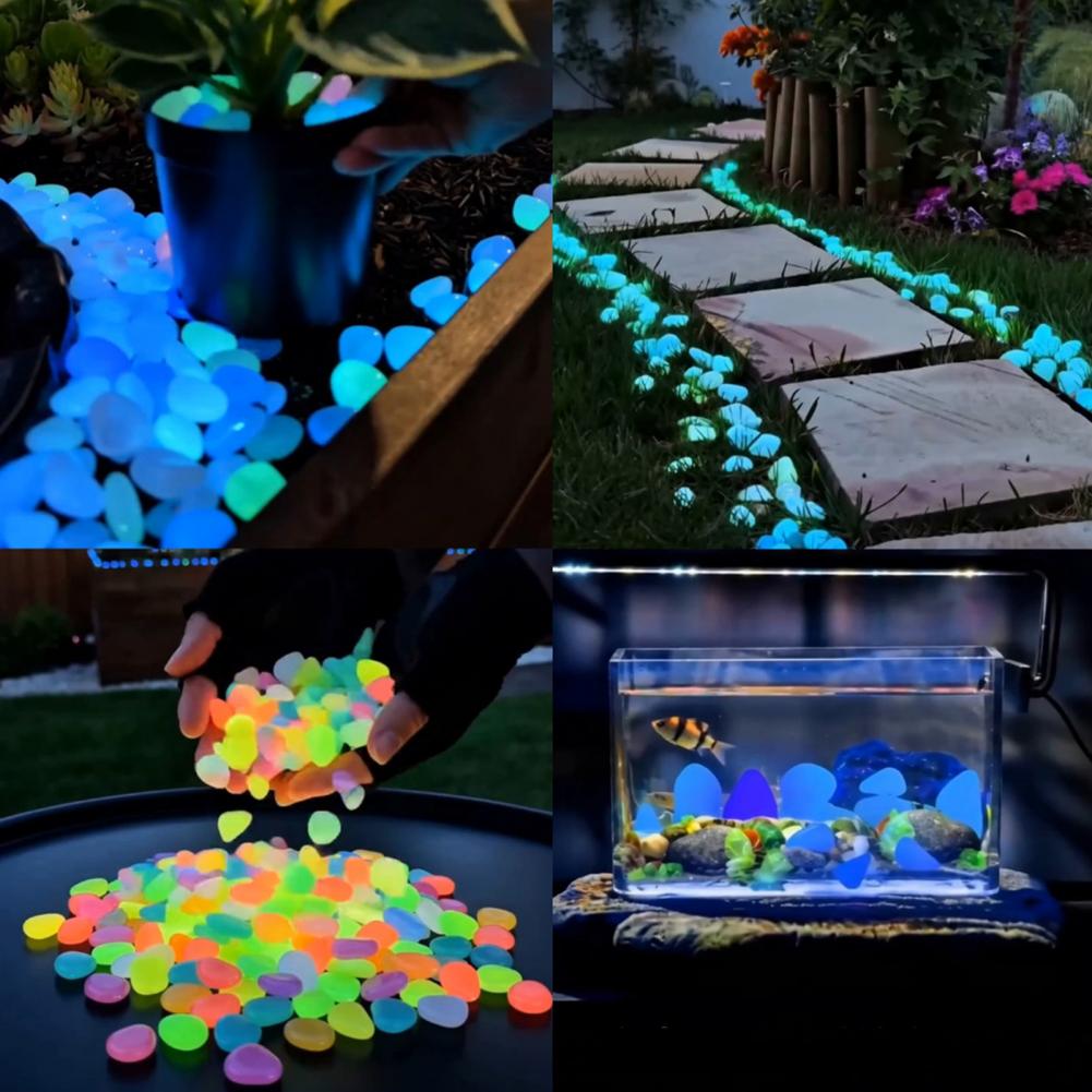 หินเรซิ่นเรืองแสงในที่มืด หินป - Aquarium Fish Glow In The Dark บทวิจารณ์และราคา