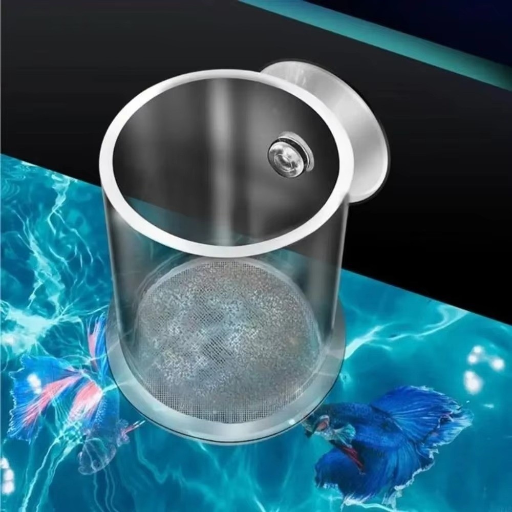 เครื่องให้อาหารกุ้งอะคริลิกแบบ - Aquarium Fish Vitamin บทวิจารณ์และราคา