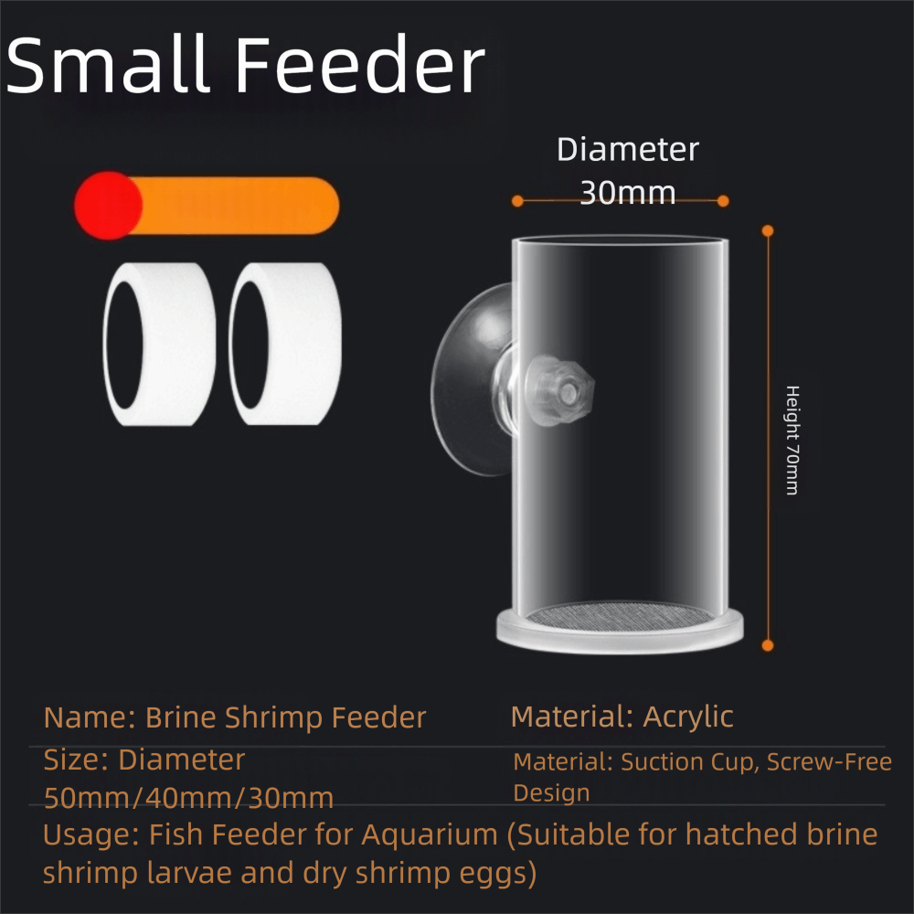 เครื่องให้อาหารกุ้งอะคริลิกแบบ - Aquarium Fish Vitamin บทวิจารณ์และราคา