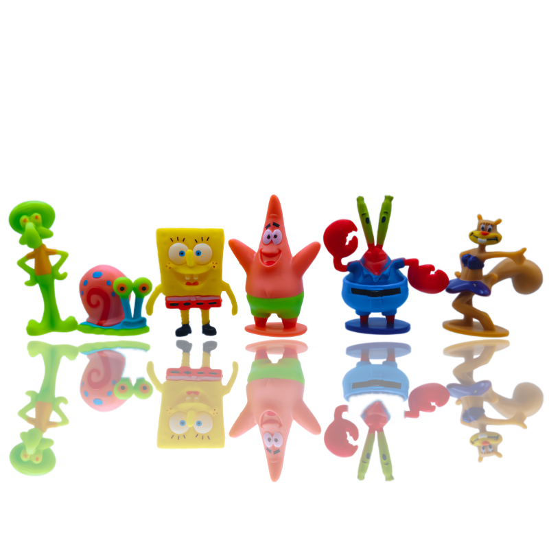 ของตกแต่งตู้ปลาสpongebob 6 ชิ้ - Aquarium Fish Cartoon บทวิจารณ์และราคา