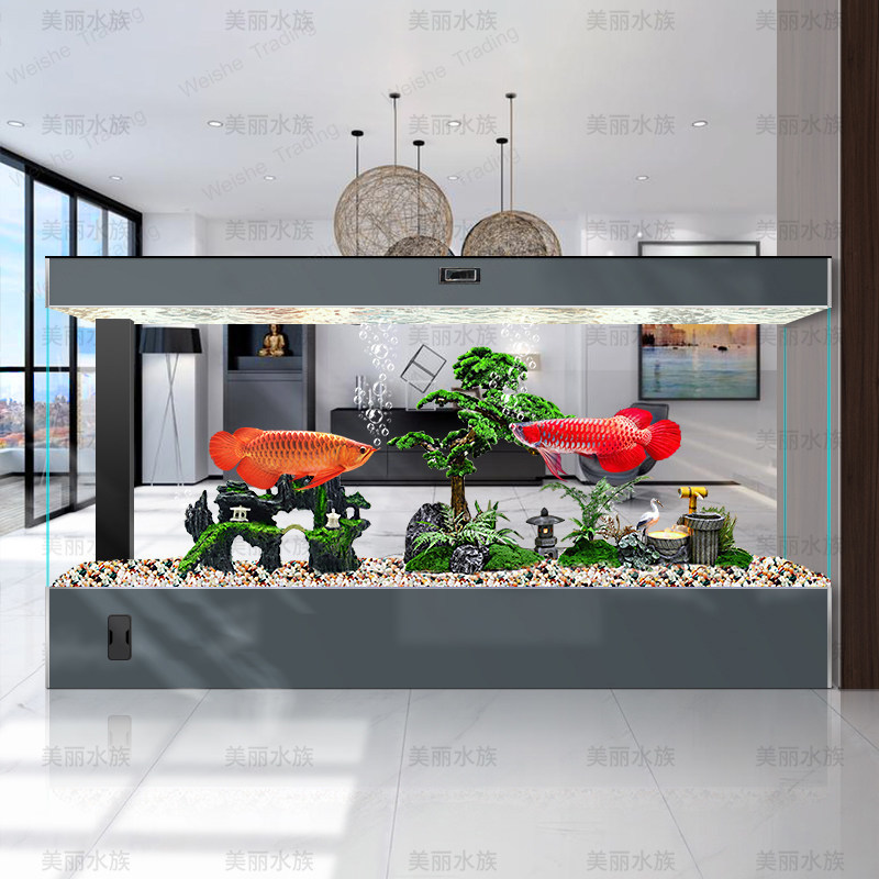 ตู้ปลาตั้งพื้นขนาดใหญ่ สีทอง พ - All Fish In Aquarium บทวิจารณ์และราคา