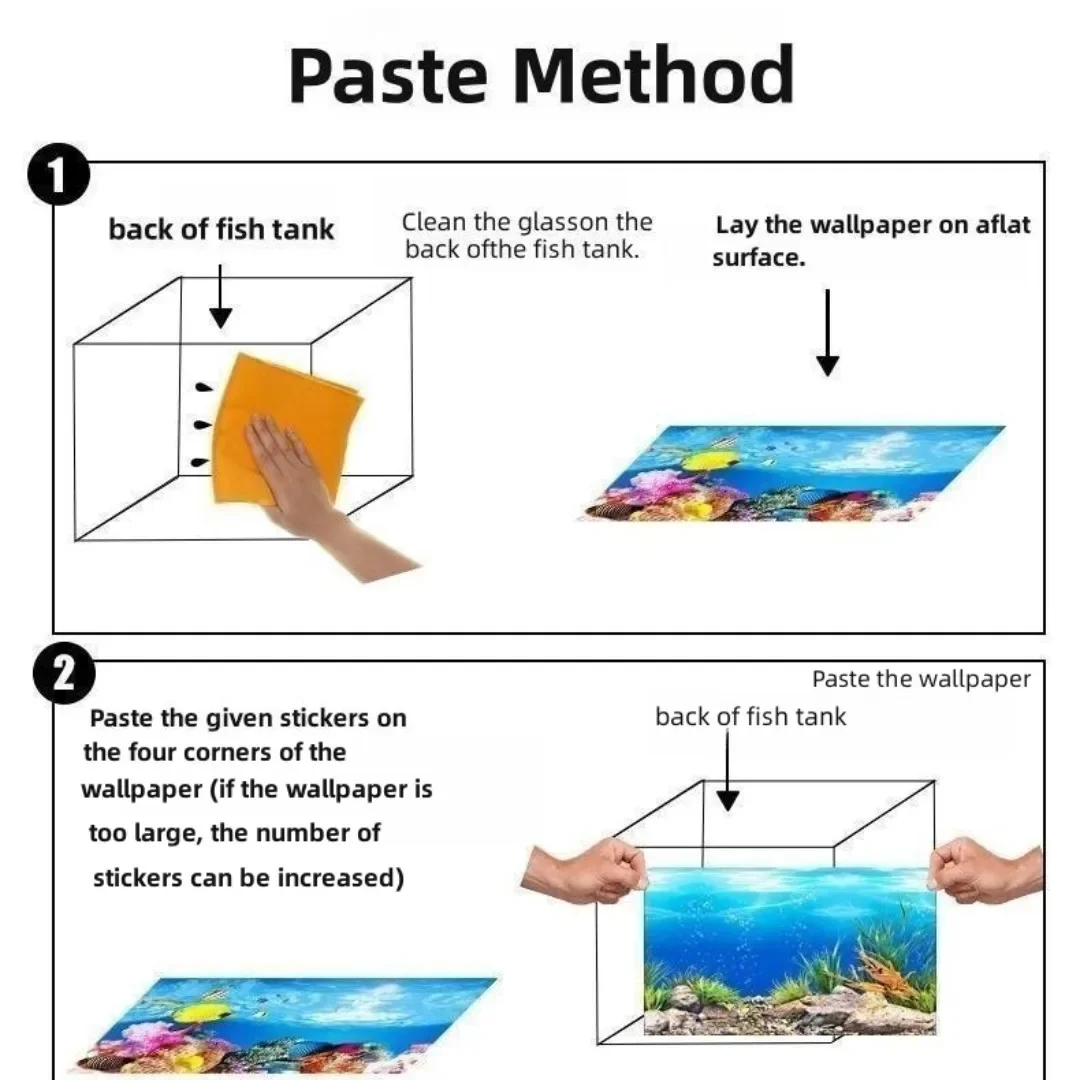 พื้นหลัง Aquarium 3D สติกเกอร์ - Aquarium Fish Cartoon บทวิจารณ์และราคา