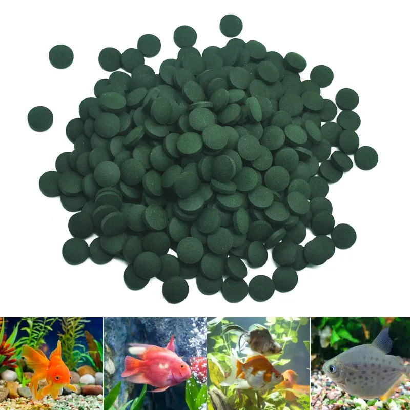 เม็ดสาหร่ายสไปรูลิน่าบริสุทธิ์ - Aquarium Fish Vitamin บทวิจารณ์และราคา