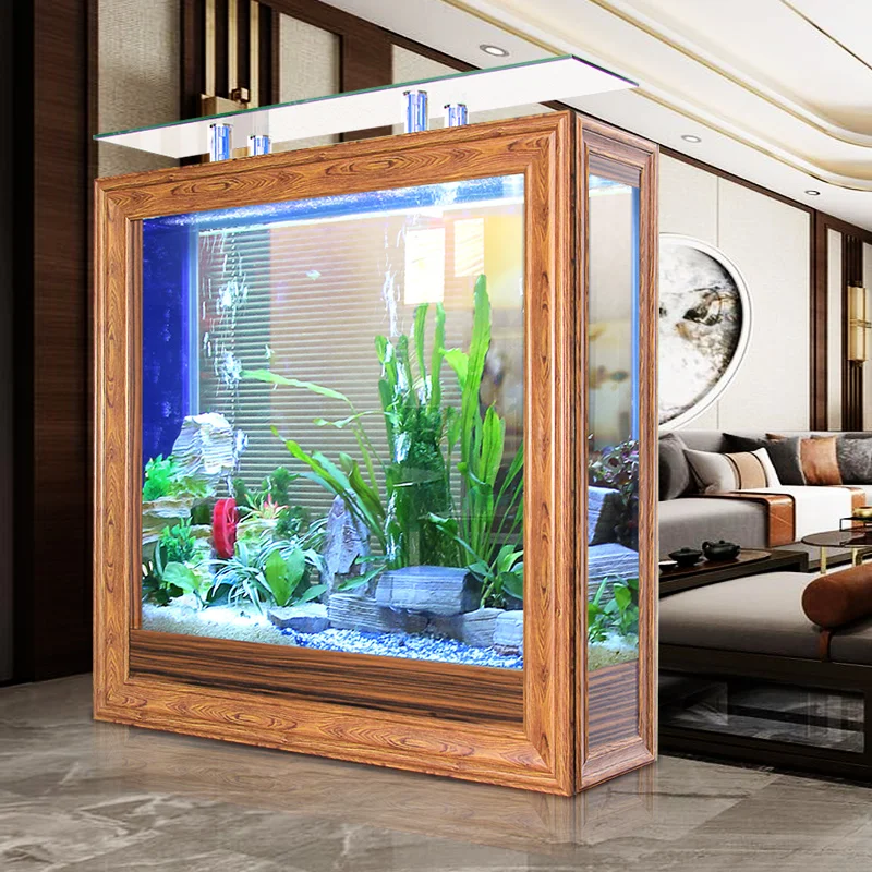 ตู้ปลาแก้วทรงสี่เหลี่ยมผืนผ้าส - All Fish In Aquarium บทวิจารณ์และราคา