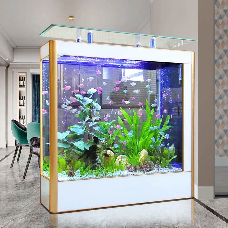 ตู้ปลาแก้วทรงสี่เหลี่ยมผืนผ้าส - All Fish In Aquarium บทวิจารณ์และราคา