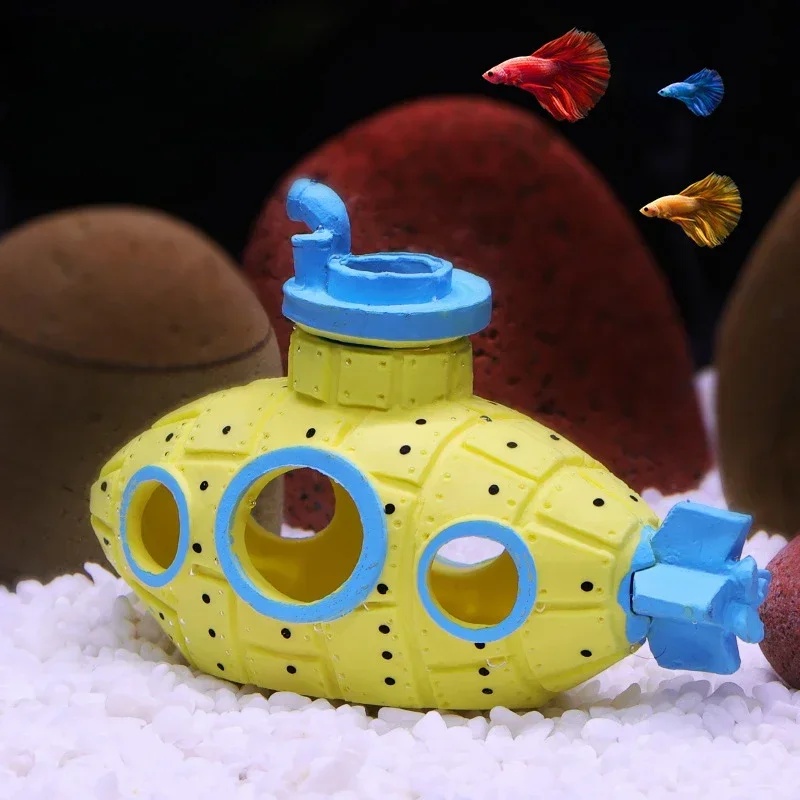 ของตกแต่งเรซิ่นรูปเรือดำน้ำสำห - Aquarium Fish Cartoon บทวิจารณ์และราคา