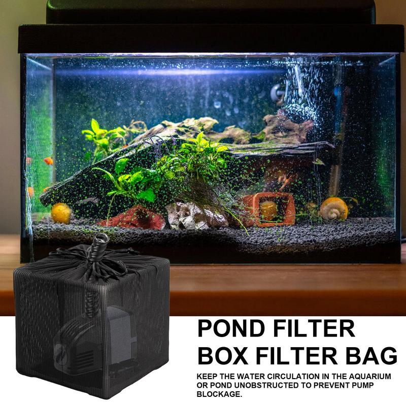 ปั๊มบ่อถุงกรองปั๊มบ่อถุงตาข่าย - Fish Tank Filter บทวิจารณ์และราคา