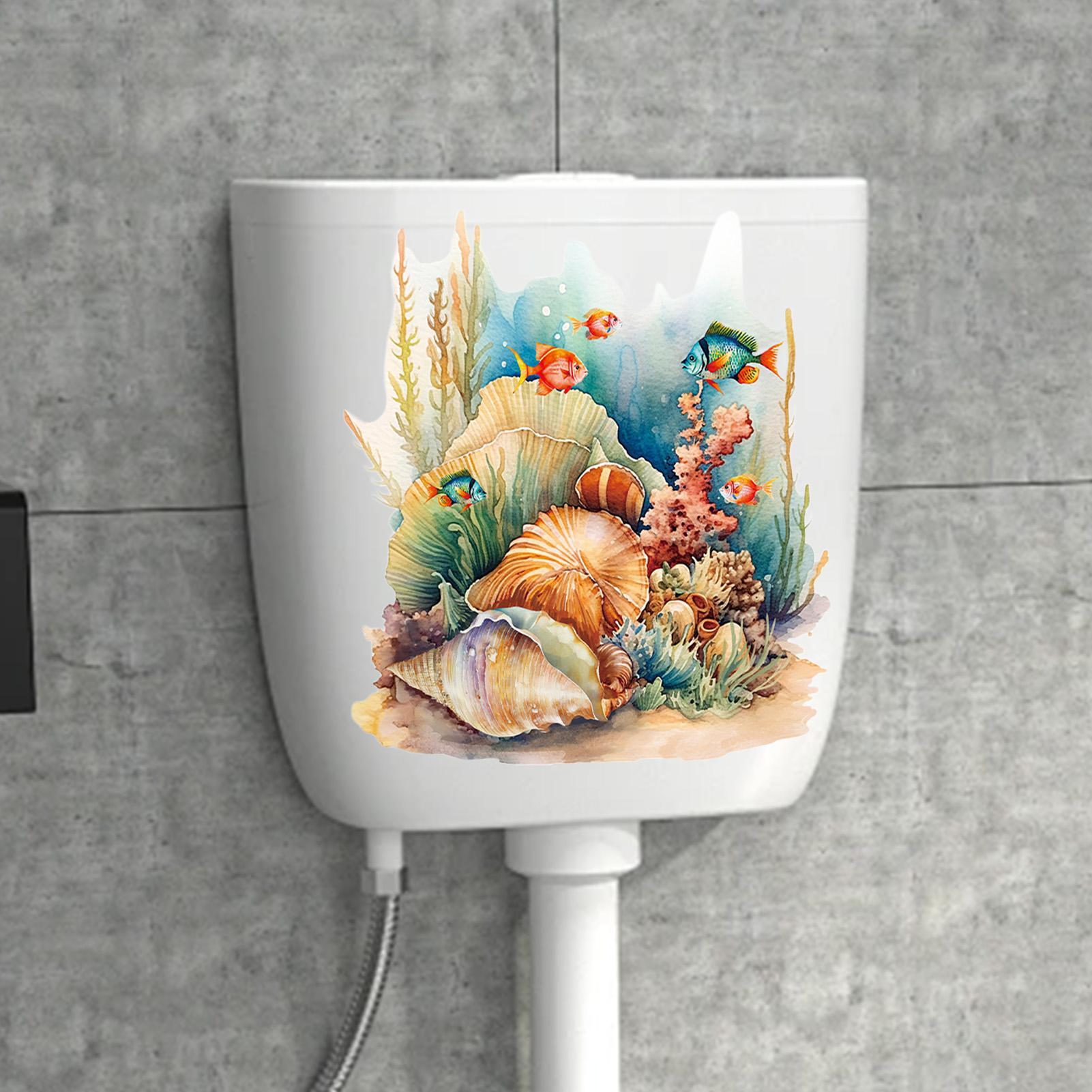 สติ๊กเกอร์ตกแต่งตู้ปลา 3D ลายพ - Aquarium Fish Poster บทวิจารณ์และราคา
