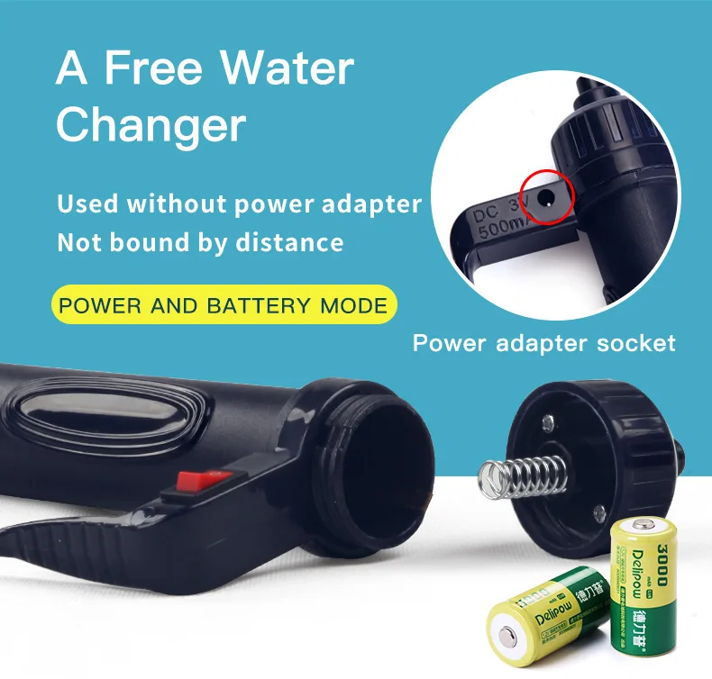 เครื่องเปลี่ยนน้ําไฟฟ้าสูญญากา - Aquarium Fish Electric บทวิจารณ์และราคา