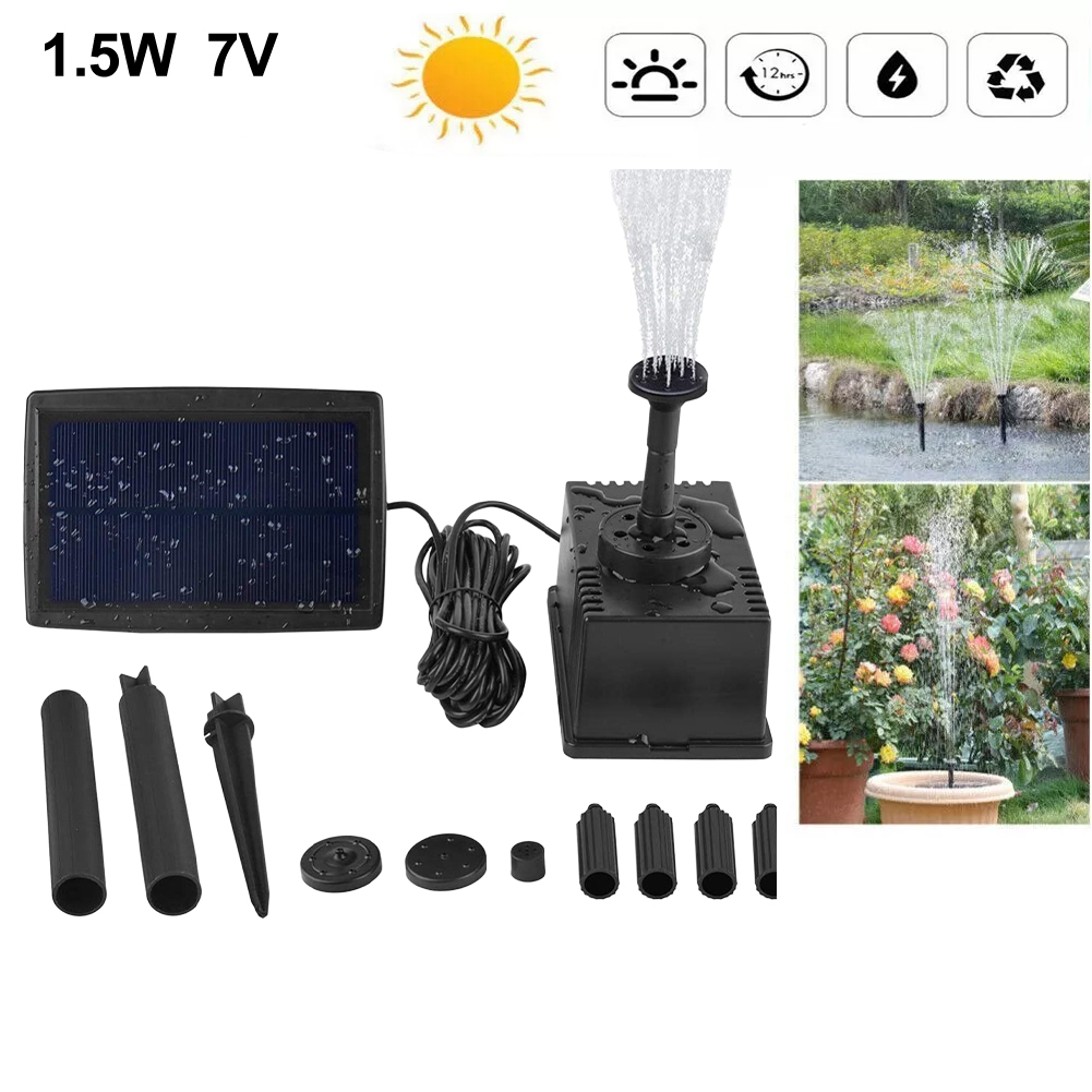 ปั๊มน้ำพลังงานแสงอาทิตย์ 1.5 ว - Fish Tank Filter บทวิจารณ์และราคา