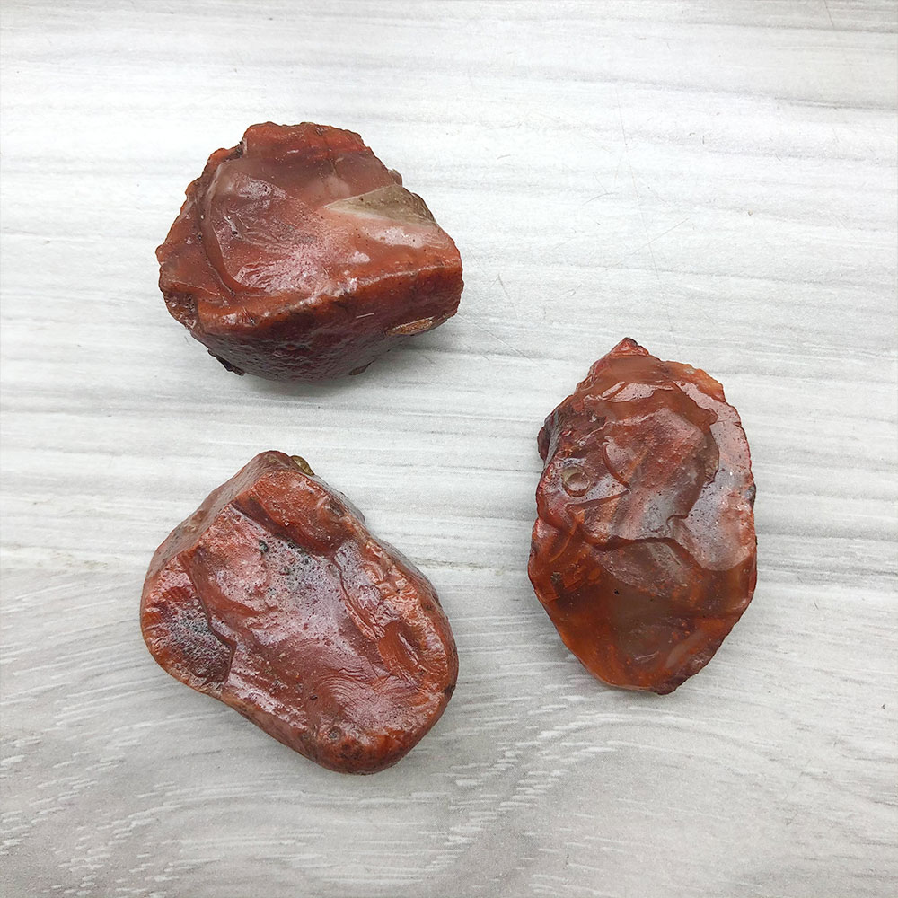 1 PC สุ่มหยาบดิบ Carnelian สีแ - Aquarium Decoration Rock บทวิจารณ์และราคา