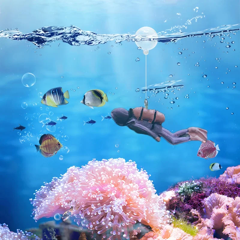 1/2 ชิ้นอุปกรณ์ตกแต่งตู้ปลาขนา - Aquarium Fish Cartoon บทวิจารณ์และราคา